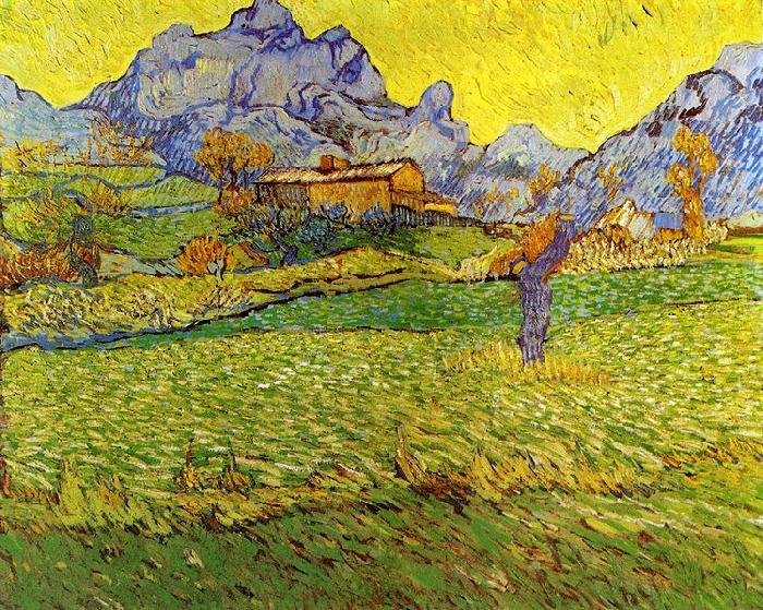 Vincent Van Gogh Meadow in the Mountains Le Mas de Saint Paul